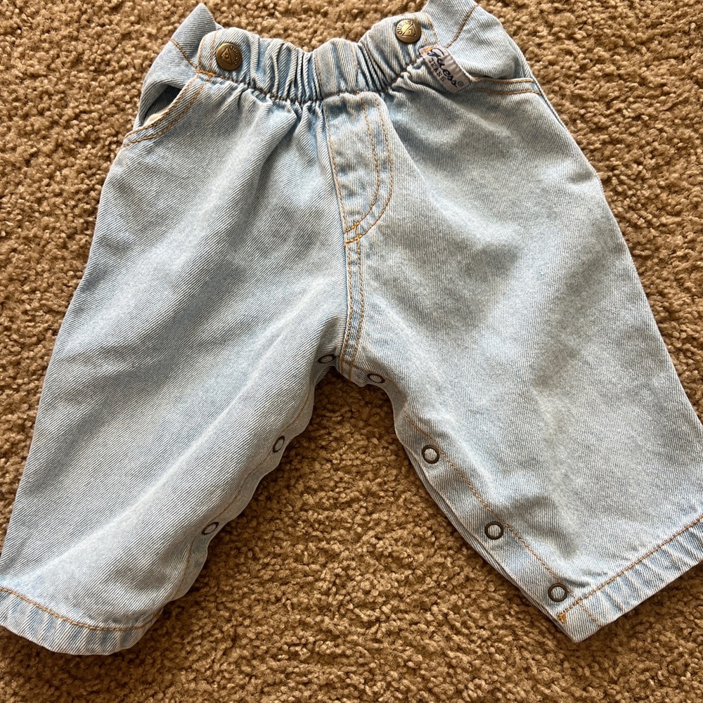 Vintage Light Blue Baby Jeans
